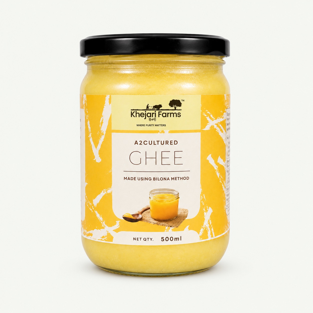 Khejari Farms A2 Bilona Cow Ghee